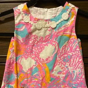 Lily Pulitzer Little Girls Pink Print Shift Dress